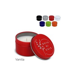 Bougie parfumée à base de plantes Dhyana en étain recyclé