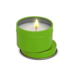 Bougie parfumée à base de plantes Dhyana en étain recyclé