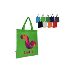 R-PET Sac de transport non tissé poignées courtes 38 x 42cm 75g/m²