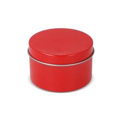 Bougie parfumée à base de plantes Kirtan dans une grande boîte en métal recyclé