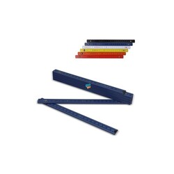 Règle pliante en bois 2m premium peinte