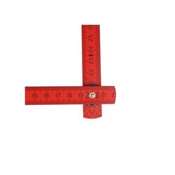 Règle pliante en bois 2m premium peinte