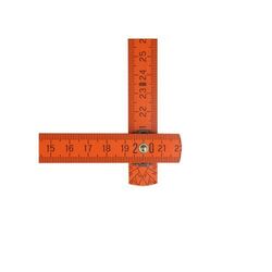 Règle pliante en bois 2m premium peinte