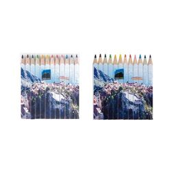 SET QUADRI 12 COUL 8,7 cm