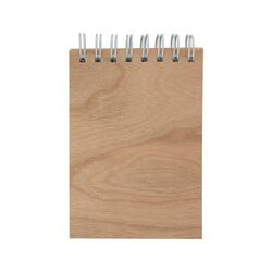 Carnet A7 papier laser bois