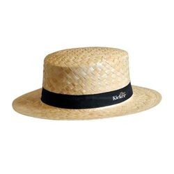 Chapeau paille blanche - CANOTIER