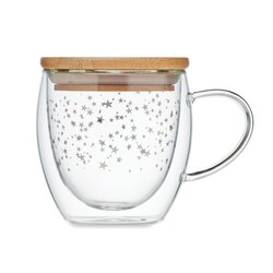 SION Tasse double paroi en verre