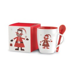 CLAUS Mug avec petite cuillère 250ml