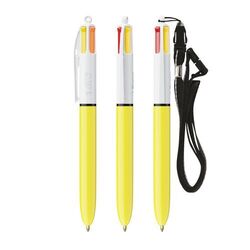 BIC® 4 Couleurs Sun ballpen + Lanyard