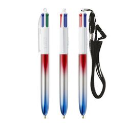 BIC® 4 Colours® Flags Collection + lanyard