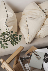 VINGA Marston Set de 4 pièces de lit en coton biologique OCS