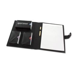 ETUI AVEC 3 JEUX DE CARTES, BLOC PAPIER ET CRAYON