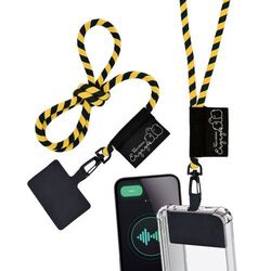 CORDON TOUR DE COU/LANAYRD TUBULAIRE TISSEE PORTE TELEPHONE