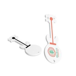 JETON PLASTIQUE (ABS) FORME GUITARE