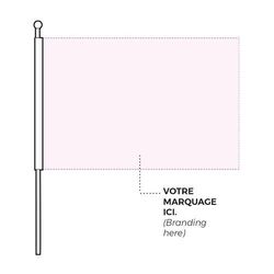 MINI DRAPEAU DE SUPPORTER