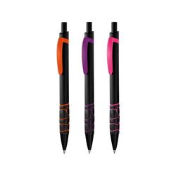 STYLO BILLE ECRITURE NOIRE CORPS ET CLIP PLASTIQUE