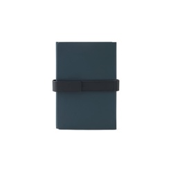 SANDERSON. Bloc-notes A5 en PU (50% recyclé) avec deux blocs : pages lignées et pages non lignées