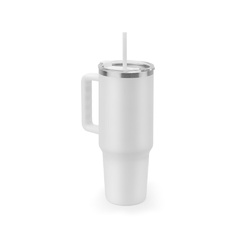 JOYNER XL. Grand gobelet de voyage en acier inoxydable (91% recyclé) avec double paroi isolée sous vide et finition mate 1300 mL