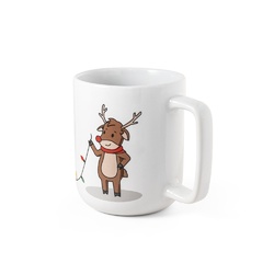 REINDEER. Tasse avec impression de Noël 330 mL