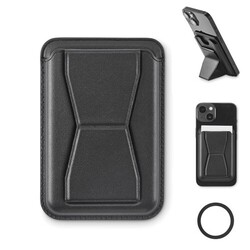 LEAMAG Porte-cartes magnétique en PU