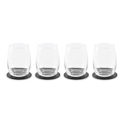 POSA SET Lot de 4 sous-verres en PU