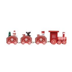 JUNA Train de Noël en bois