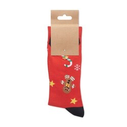 SOC MEDIUM Paire de chaussettes Noël M