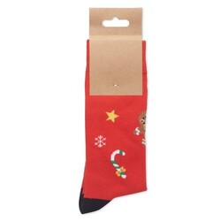 SOC LARGE Paire de chaussettes Noël L