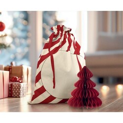 LAUKKU Grand sac coton Père Noël