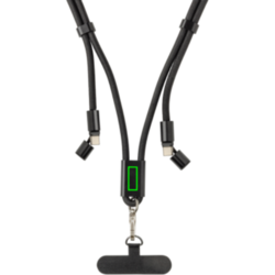 Cordon téléphone de 160cm avec câble 60W en rPET RCS LoopAmp