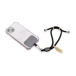 Bracelet téléphone réglable en rPET recyclé RCS CarryLoop