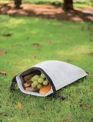 Sac à lunch pliable 30x20cm en rPET AWARE™ Snackstrap
