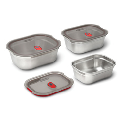 Set de boites repas x3 Petite, Moyenne, Grande Black+Blum
