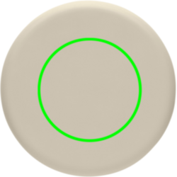 Miroir de maquillage à LED en plastique recyclé RCS Lumora