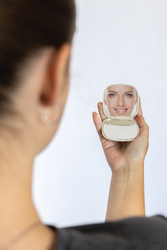 Miroir de poche en plastique recyclé RCS Reflecta