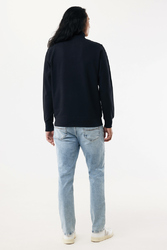 Sweater IQONIQ à col montant zippé en coton recyclé Elgon