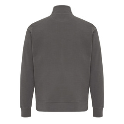 Sweater IQONIQ à col montant zippé en coton recyclé Elgon