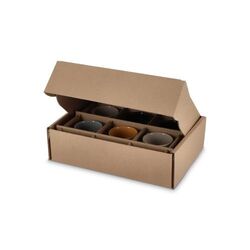 Boîte cadeau personnalisée pour 6 mugs 34.7 x 24.3 x 9.9 cm