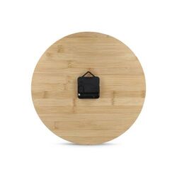 Horloge murale en bambou