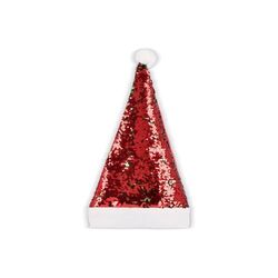 Bonnet de Noël à paillettes bicolores