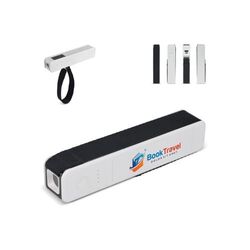 Travel Powerbank 2600 mAh 5-en-1 - Balance de Lugage - Lampe de poche - Règle - Thermomètre