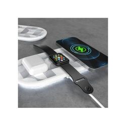 Chargeur sans fil rapide 3-en-1 15 W   téléphones / Apple Watch / AirPod