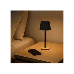 Lampe de table Solis à intensité variable avec pied en bambou