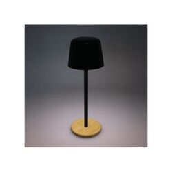 Lampe de table Solis à intensité variable avec pied en bambou