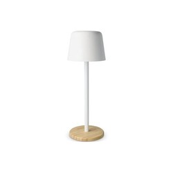 Lampe de table Solis à intensité variable avec pied en bambou