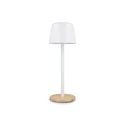 Lampe de table Solis à intensité variable avec pied en bambou