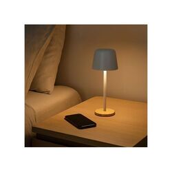 Lampe de table Solis à intensité variable avec pied en bambou