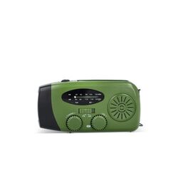 SafeSound Radio d'urgence solaire avec manivelle