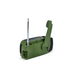 SafeSound Radio d'urgence solaire avec manivelle