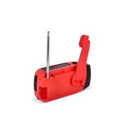 SafeSound Radio d'urgence solaire avec manivelle